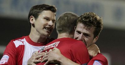 Billy Clarke (r): Netted Crawley's second goal